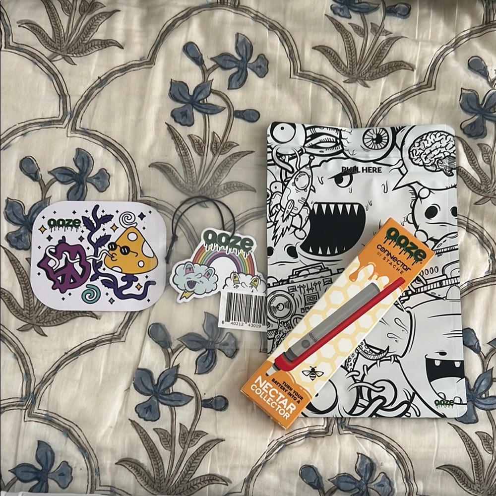 Ooze Colorful Sticker, Car Decal & Connector by Stache Set